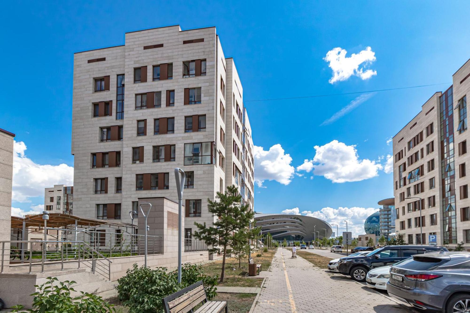 Стильные Апарты В Жк Expo Residense Астана Екстер'єр фото